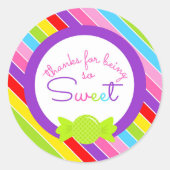 Candy Merci d'être si doux Stickers Arc-en-ciel (Devant)