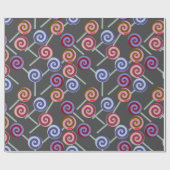 Candy pattern | Lollies pattern 27 | lollipop Cadeaupapier (Vlak)