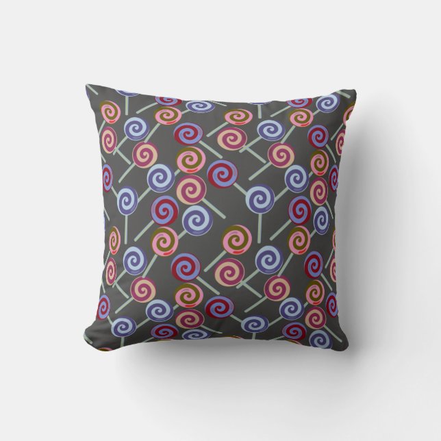 Candy pattern | Lollies pattern 27 | lollipop Kussen (Voorkant)