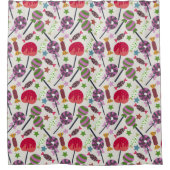 Candy pattern | Lollies pattern | lollipop 11 Douchegordijn (Voorkant)