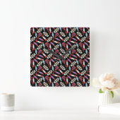 Candy pattern | Lollies pattern | lollipop 14 Vierkante Klok (Huis)