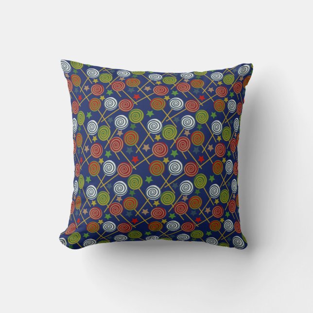 Candy pattern | Lollies pattern | lollipop 17 Kussen (Voorkant)