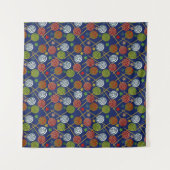Candy pattern | Lollies pattern | lollipop 17 Wandkleed (Voorkant (horizontaal))