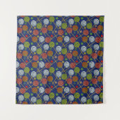 Candy pattern | Lollies pattern | lollipop 17 Wandkleed (Voorkant)