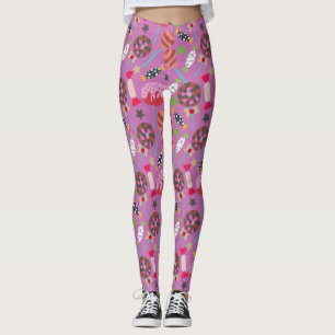 Candy pattern Lollies pattern lollipop 19 Leggings