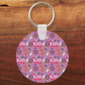 Candy pattern | Lollies pattern | lollipop 19 Sleutelhanger (Voorkant)