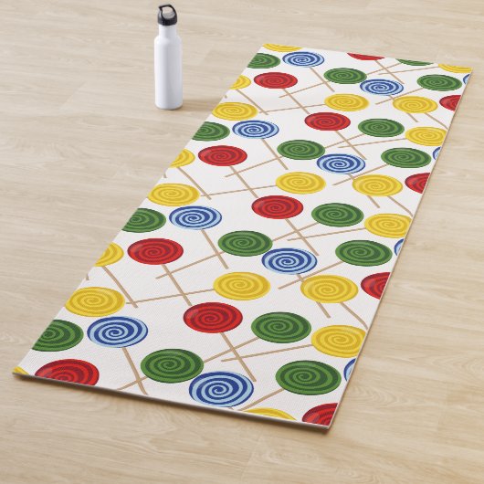 Candy pattern | Lollies pattern | lollipop 21 Yogamat (In situ)