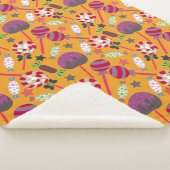 Candy pattern | Lollies pattern | lollipop 23 Sherpa Deken (3/4)