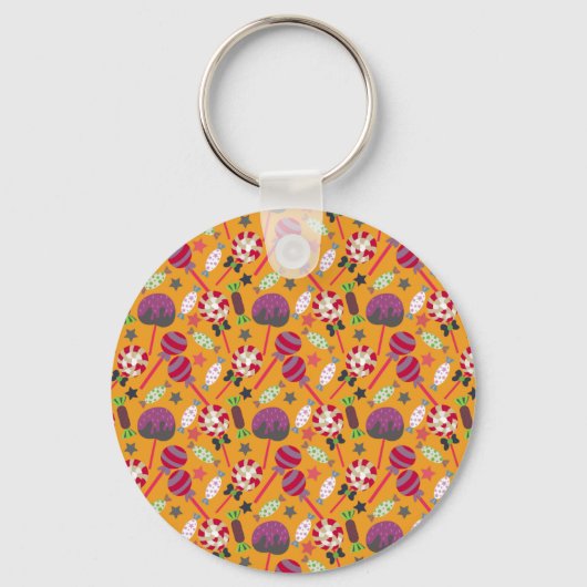 Candy pattern | Lollies pattern | lollipop 23 Sleutelhanger (Voorkant)