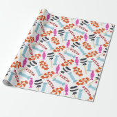 Candy pattern | Lollies pattern | lollipop 35 Cadeaupapier (Uitgerold)