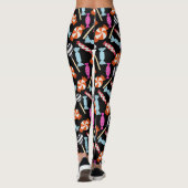 Candy pattern | Lollies pattern | lollipop 37 Leggings (Achterkant)