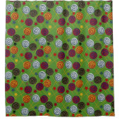 Candy pattern | Lollies pattern | lollipop 39 Douchegordijn (Voorkant)