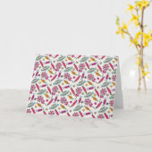 Candy pattern | Lollies pattern | lollipop 45 Kaart (Gele Bloem)
