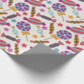 Candy pattern | Lollies pattern | lollipop 46 Cadeaupapier (Hoek)