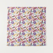 Candy pattern | Lollies pattern | lollipop 46 Wandkleed (Voorkant)