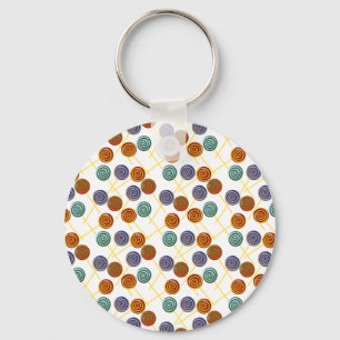 Candy pattern Lollies pattern lollipop 47 Sleutelhanger