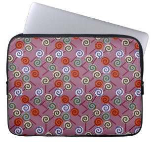 Candy pattern Lollies pattern lollipop 49 Laptop Sleeve