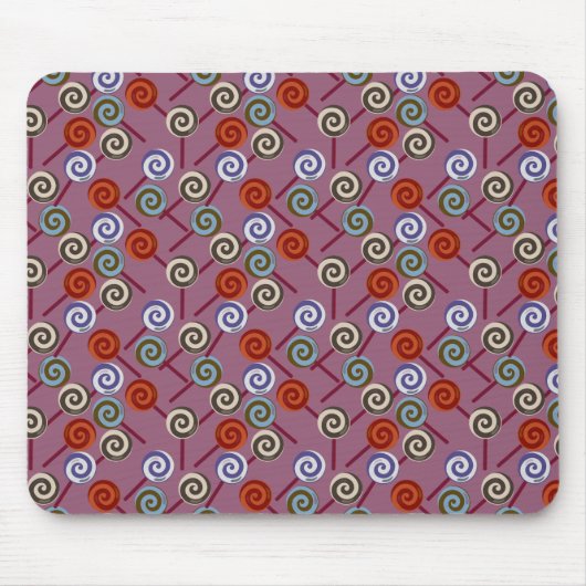Candy pattern | Lollies pattern | lollipop 49 Muismat (Voorkant)