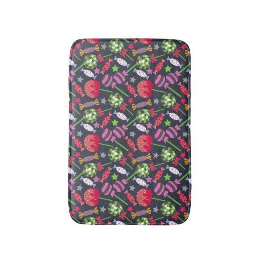 Candy pattern | Lollies pattern | lollipop 53 Badmat (Voorkant Verticaal)
