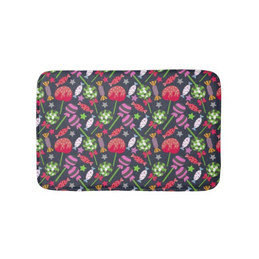 Candy pattern | Lollies pattern | lollipop 53 Badmat (Voorkant)