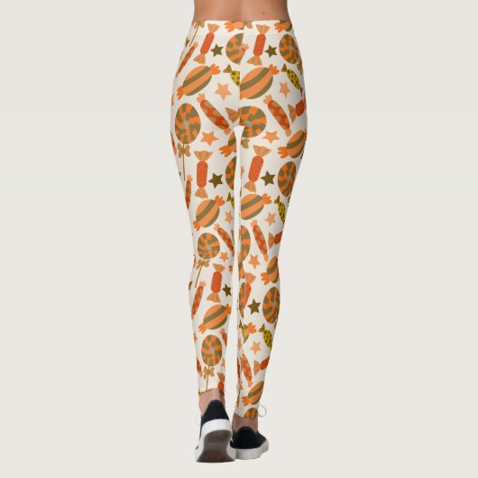 Candy pattern | Lollies pattern | lollipop 54 Leggings (Achterkant)