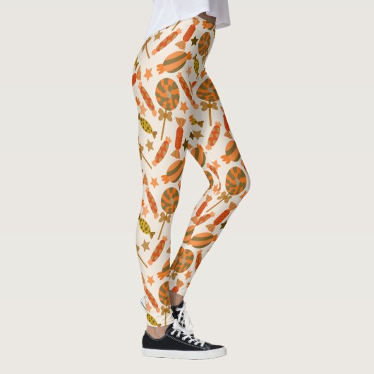 Candy pattern | Lollies pattern | lollipop 54 Leggings (Rechts)