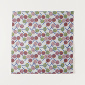Candy pattern | Lollies pattern | lollipop 8 Wandkleed (Voorkant (horizontaal))