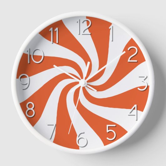 Candy Peppermenthe tourbillon Orange et horloge bl (Recto)
