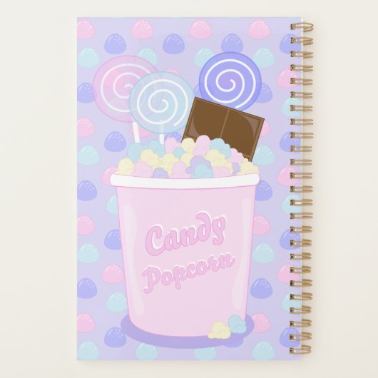 Candy Popcorn Planner (Achterkant)