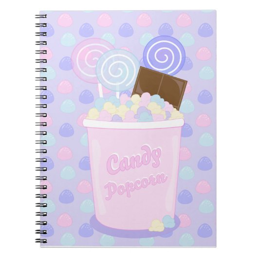 Candy Popcorn Planner Notitieboek (Voorkant)