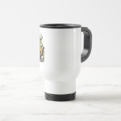 Candy Quest App 'Knock' Logo Tasse de Voyage (Devant droit)