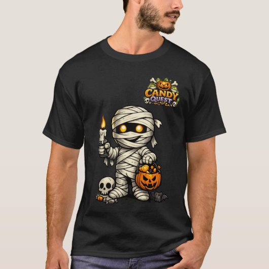 Candy Quest-app 'Wraps' T-shirt (Voorkant)