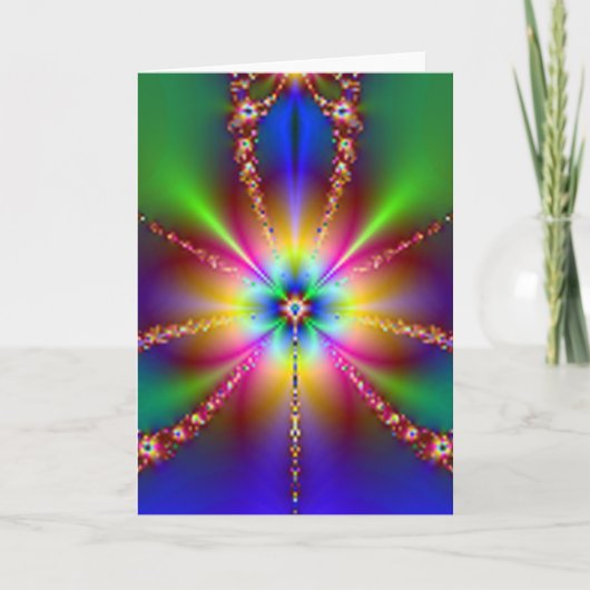 Candy Rainbow Blond Carte pour notes/papeterie (Devant)