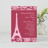 Candy Red à Paris Répétition Dîner Invitation (Debout devant)