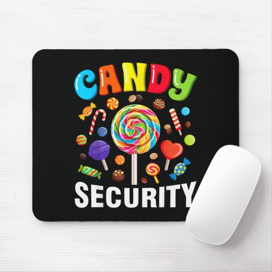 Candy Security Funny Halloween Costume Muismat (Met muis)