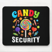 Candy Security Funny Halloween Costume Muismat (Voorkant)