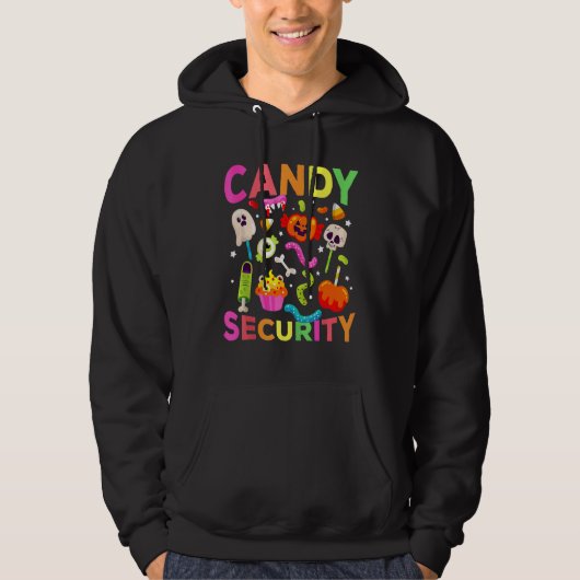 Candy Security Halloween Costume Hoodie (Voorkant)
