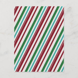 Candy Strepen Glitter Briefkaart