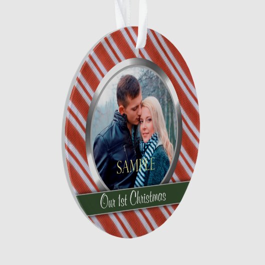 Candy Stripes Premier Modèle photo de Noël (devant)