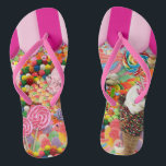 Candy Super Sweet Ice Cream Funny<br><div class="desc">Candy Sweet sixteen Ice Cream de drôles de tongs.</div>