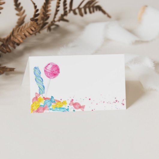 Candy Sweet Shop Buffet Étiquette alimentaire