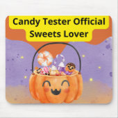 Candy Tester Official Sweets Lover Muismat (Voorkant)