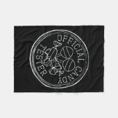 Candy Tester, Retro Candy Lovers  Fleece Deken (Voorkant (Horizontaal))