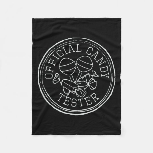 Candy Tester, Retro Candy Lovers  Fleece Deken (Voorkant)
