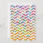 Candy Thème 1er anniversaire fête Invitation (Dos)