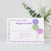 Candy Treasures Message Texte Carte de réponse (Debout devant)