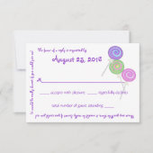 Candy Treasures Message Texte Carte de réponse (Devant)