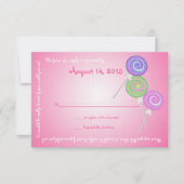 Candy Treasures Message Texte Carte de réponse (Devant)