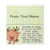 Candy Treats Bag Topper Notitieblok (Voorkant)