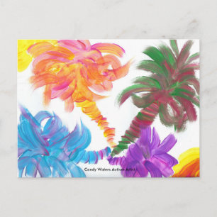 Candy Waters Autism Artist Briefkaart